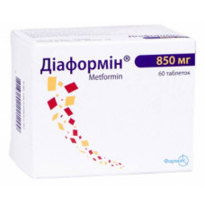 Діаформін табл. 850мг №60