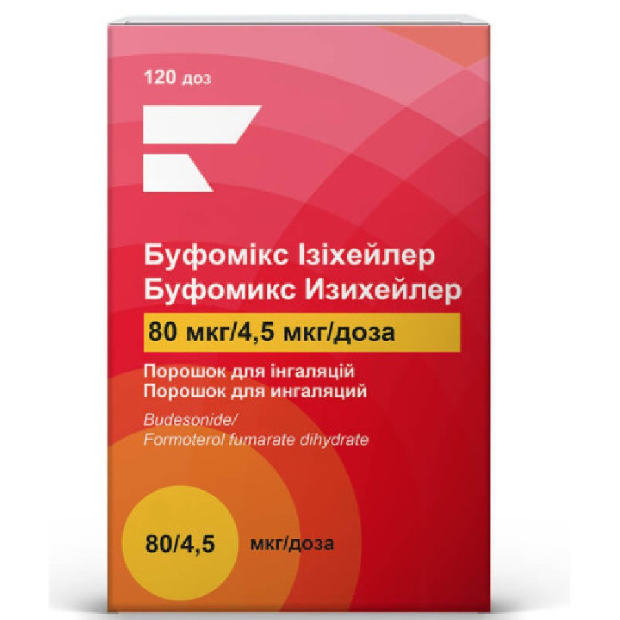 Буфомікс Ізіхейлер пор. д/інг. 80мкг/4,5 120 доз