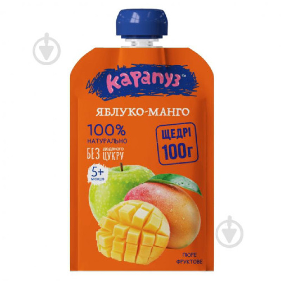 Карапуз пюре яблуко-манго 100г