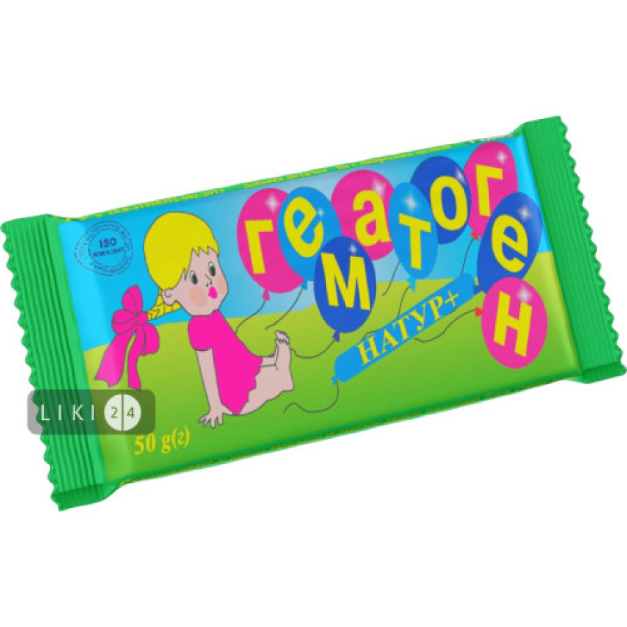 Гематоген плитка 50г