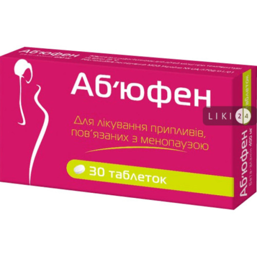 Аб'юфен табл. 400мг №30