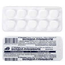Валідол табл. контурн. ячейк.уп. 0,06г №10