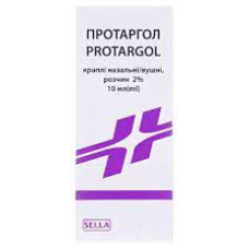 Протаргол краплі наз./вуш. 2% 10 мл