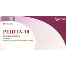 Реціта-10 таблетки по 10 мг №28