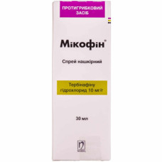 Мікофін спрей 1% фл. 30мл ТОП