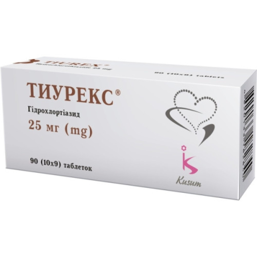 Тиурекс 25мг №90 табл.
