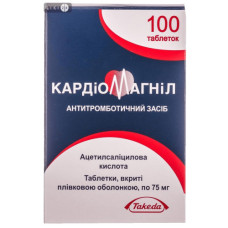 Кардіомагніл табл. 75мг №100