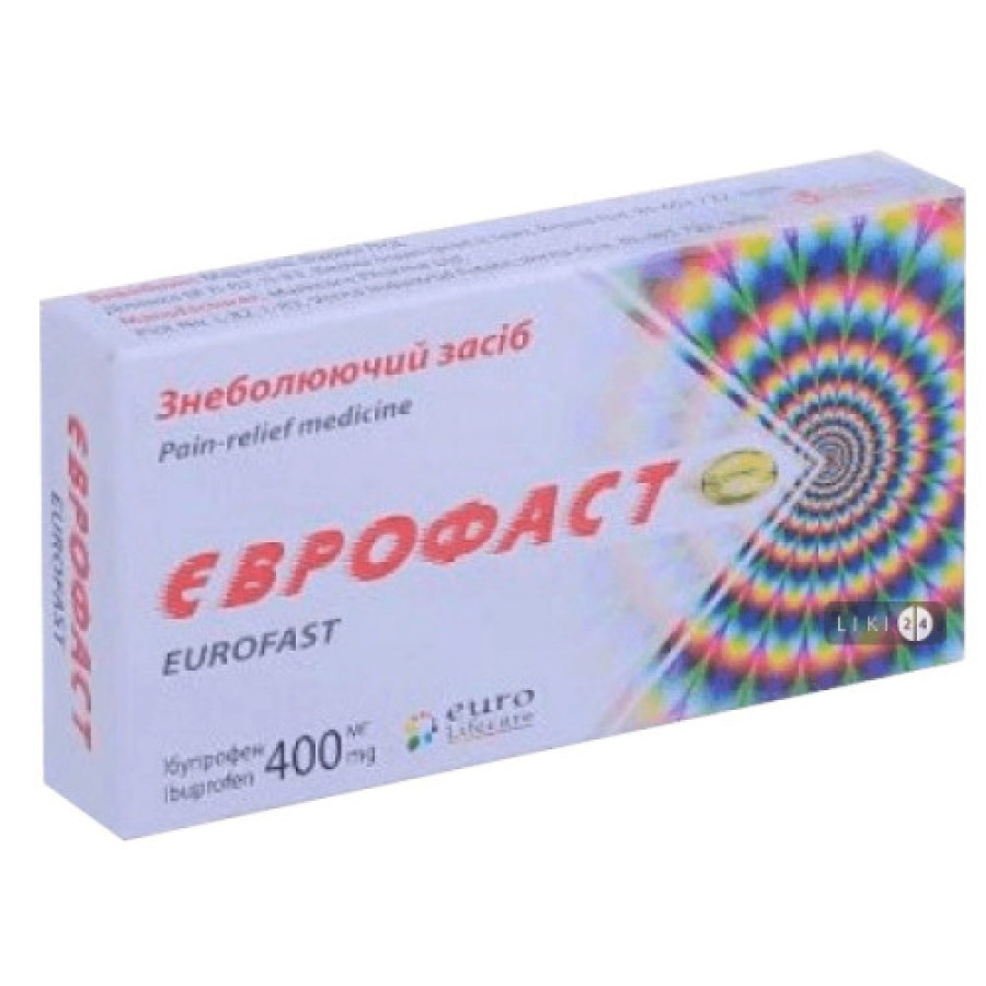 Єврофаст капс. желатин. 400мг №20
