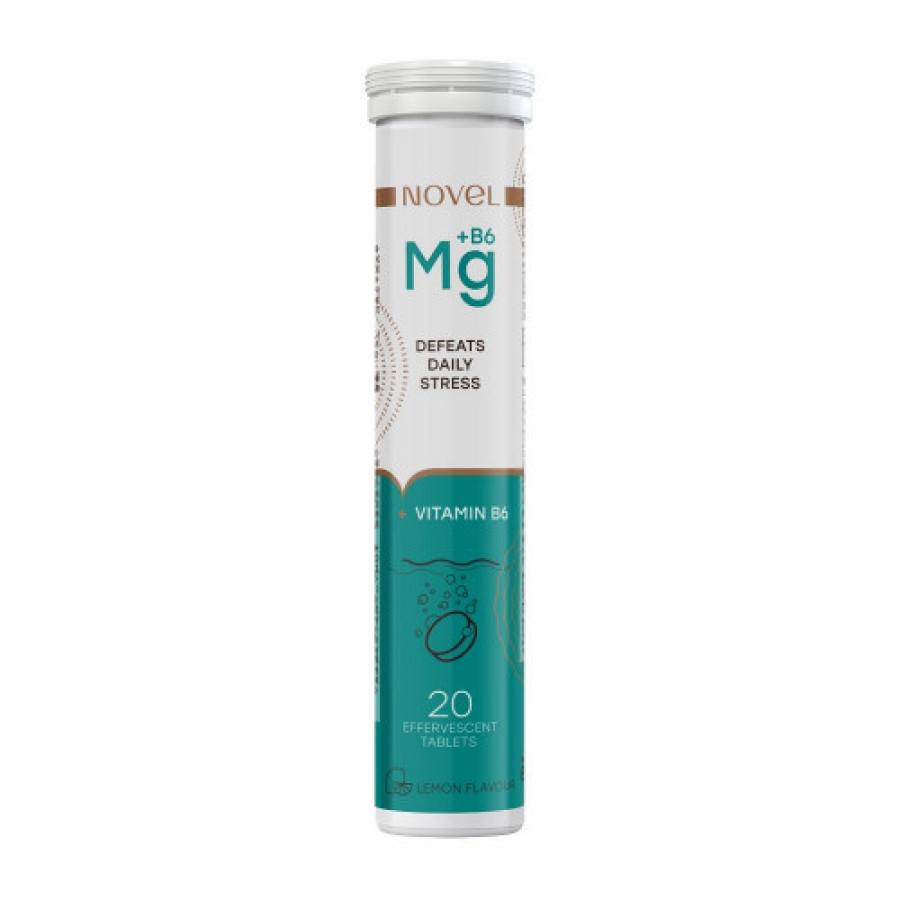 Вітаміни шип. NOVEL Magnesium + B6 №20