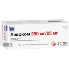 Левоком табл. 250/25мг №100