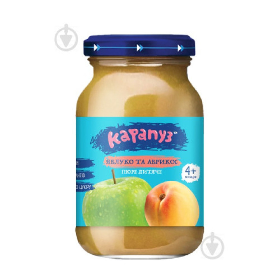 Карапуз пюре яблуко-абрикос 170 г