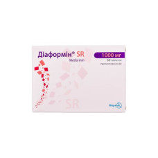 Діаформін SR табл. 1000мг №60