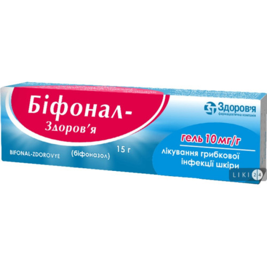 Біфонал гель 1% 15г