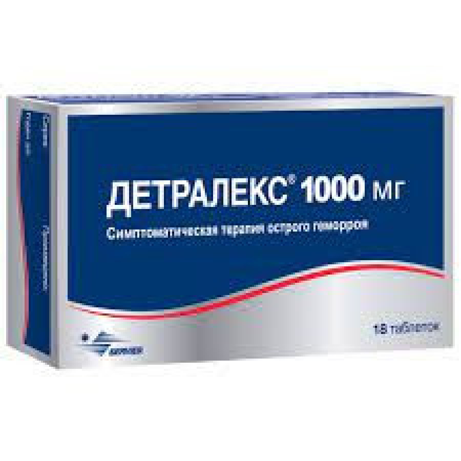 Детралекс табл. 1000мг №18