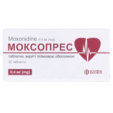 Моксопрес таб в/о 0.4мг №30