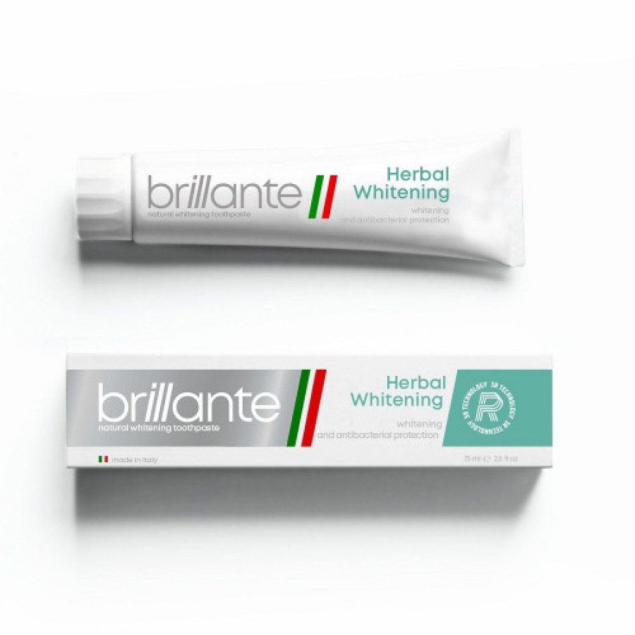 З/п Brillante Herbal Whitening 75мл відбіл/антибак