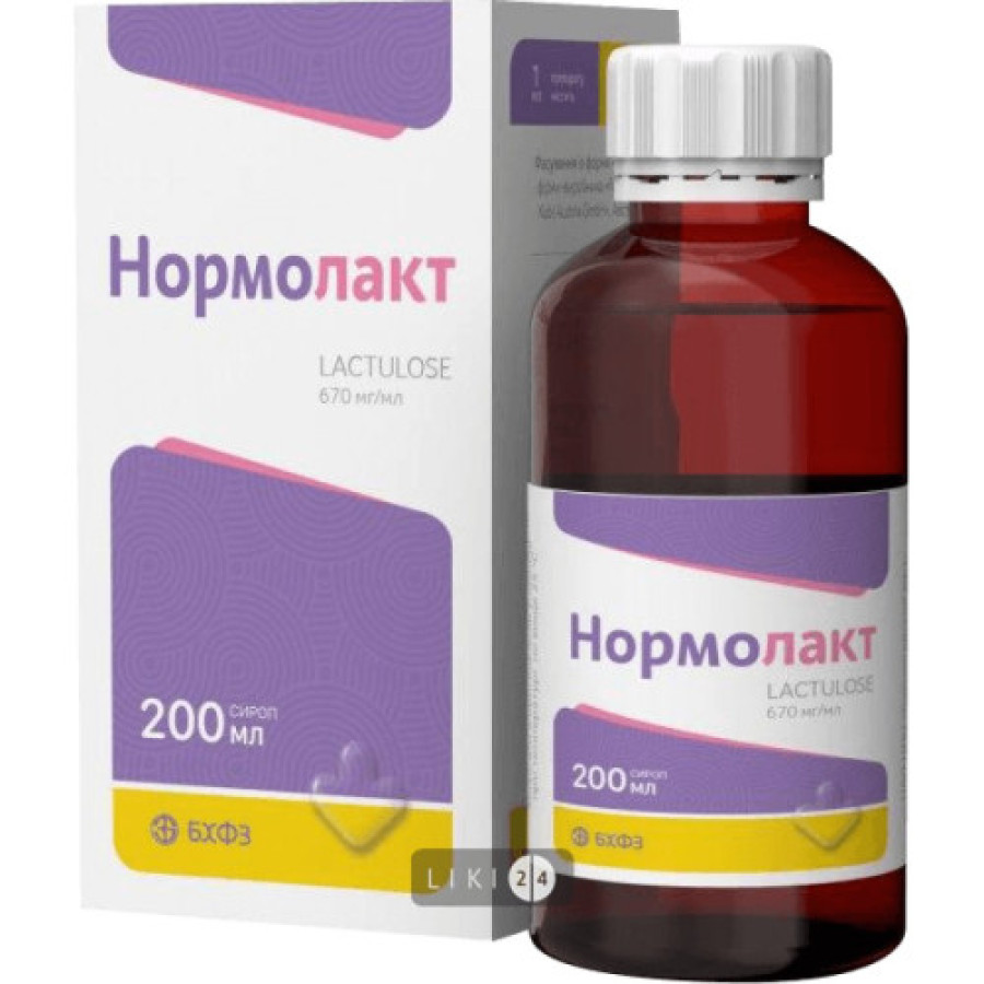 Нормолакт сироп 200 мл