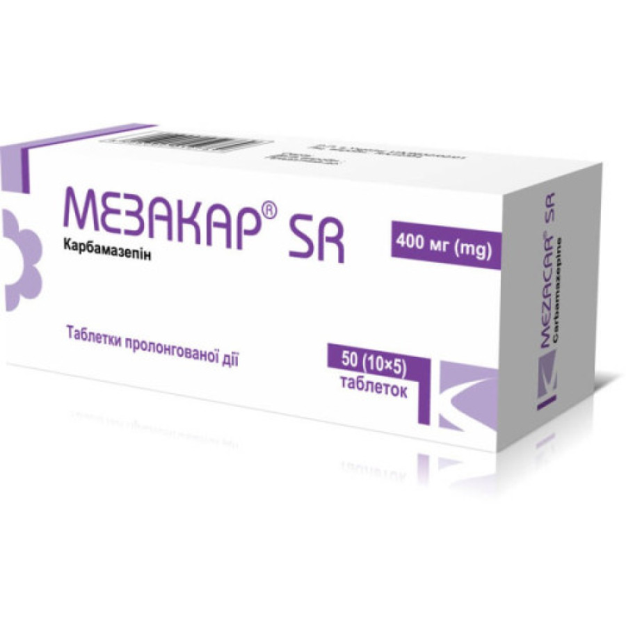 Мезакар табл. SR 400мг №50