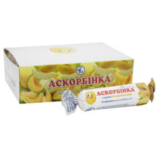 Аскорбінова к-та з цукром (диня) 0,025г №10