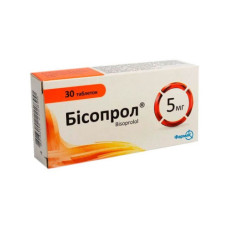 Бісопрол-Фармак табл. 5мг №30