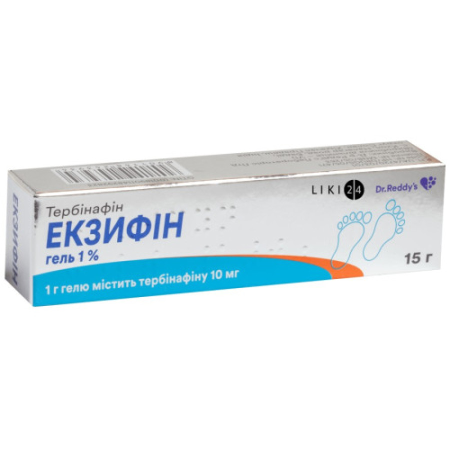 Екзифін гель 1% 15г